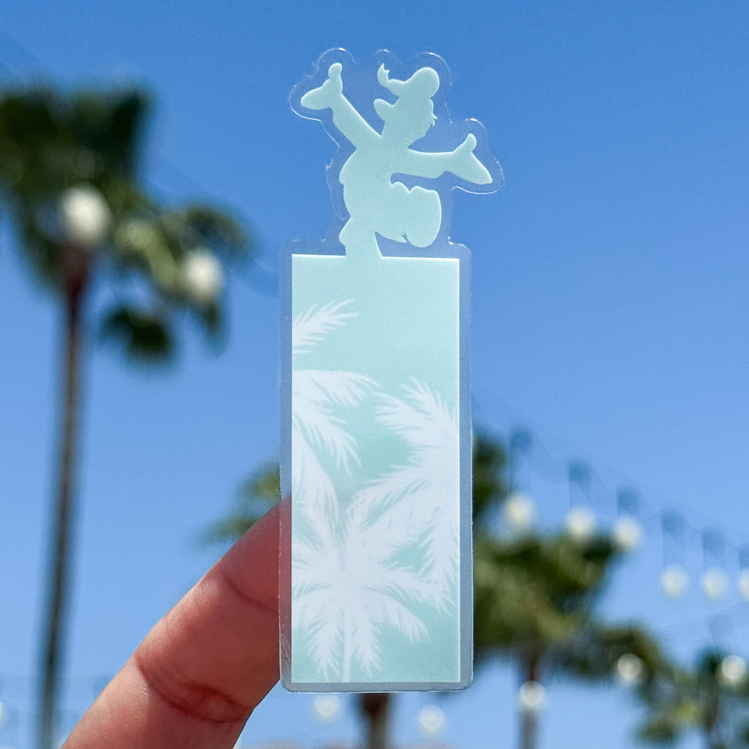 Donald Summer Palms Transparent Sticker