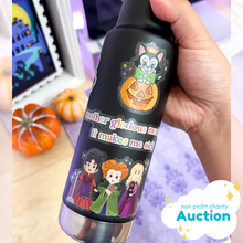 Load image into Gallery viewer, Glow In The Dark Halloween Pre-Decorated Bottle Charity Auction
