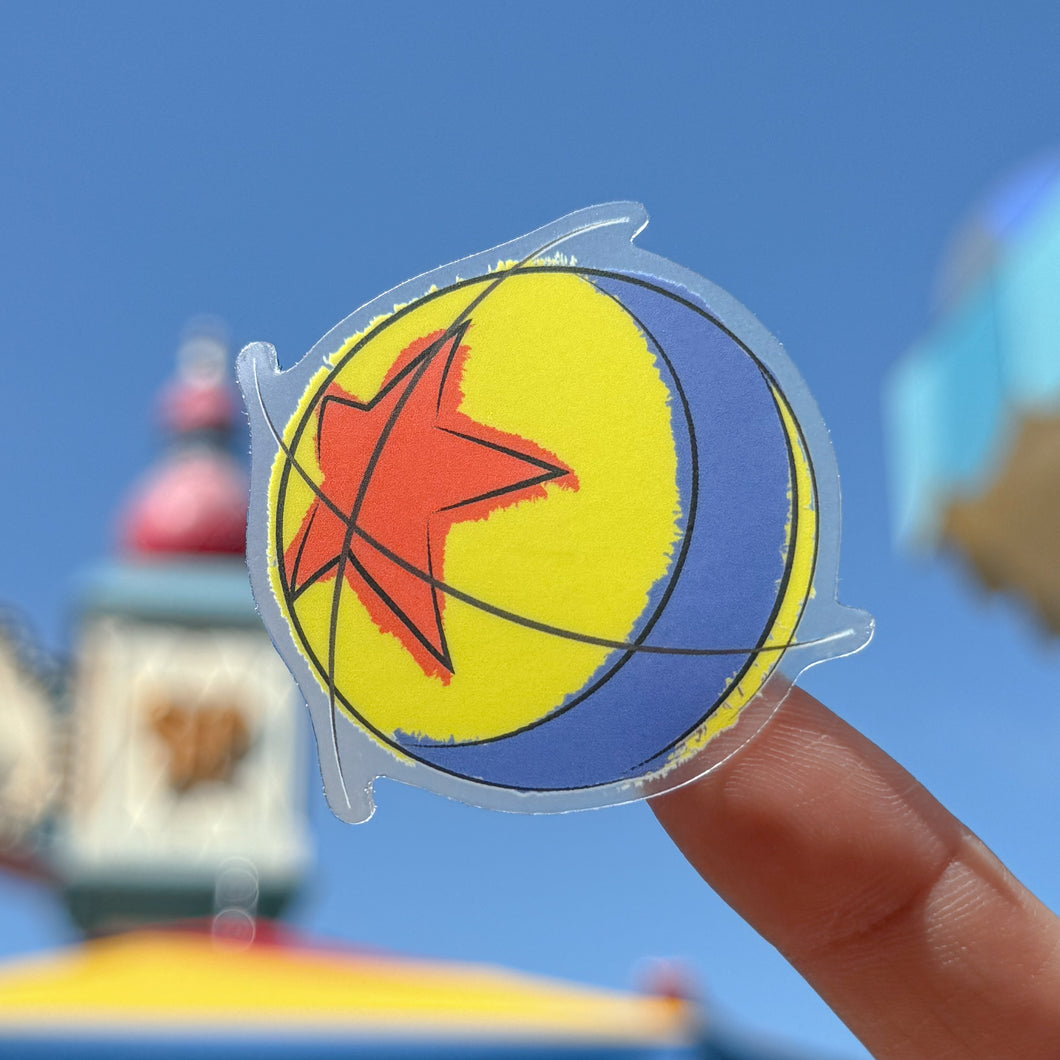 Sketch Pixar Ball Transparent Sticker