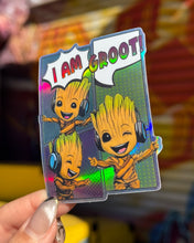 Load image into Gallery viewer, Comic Strip Groot Holographic Sticker
