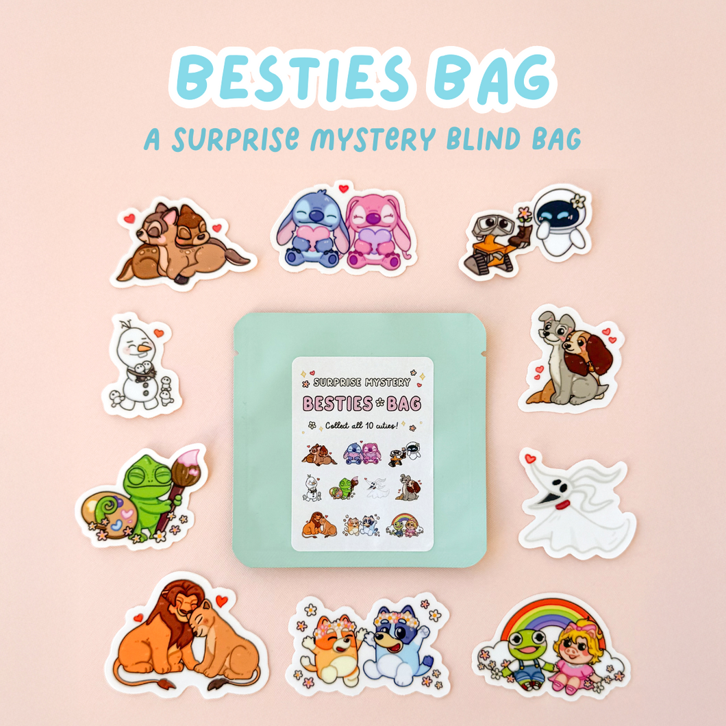 Besties Mystery Stickers Blind Bag