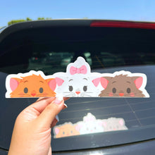 Load image into Gallery viewer, Aristocats Peeker Car Decal
