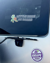 Load image into Gallery viewer, Little Dude On Board Car Decal
