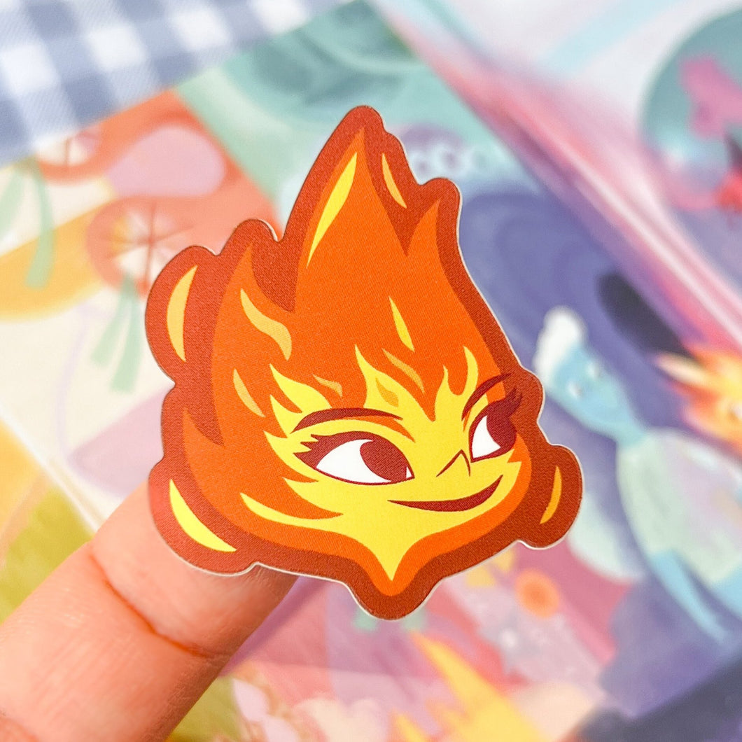 Ember Matte Holographic Sticker