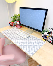 Load image into Gallery viewer, Salt &amp; Pepper Checkered Mouse Desk Mat
