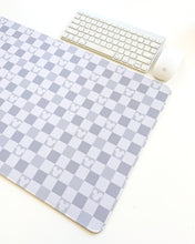 Load image into Gallery viewer, Salt &amp; Pepper Checkered Mouse Desk Mat
