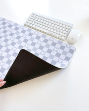 Load image into Gallery viewer, Salt &amp; Pepper Checkered Mouse Desk Mat
