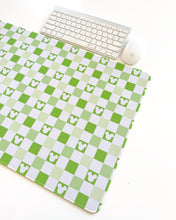 Load image into Gallery viewer, Matcha Checkered Mouse Desk Mat
