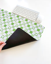 Load image into Gallery viewer, Matcha Checkered Mouse Desk Mat
