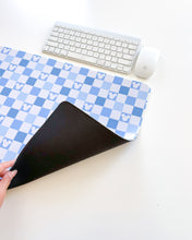 Load image into Gallery viewer, Blueberry Checkered Mouse Desk Mat
