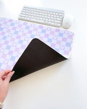 Load image into Gallery viewer, Cotton Candy Checkered Mouse Desk Mat
