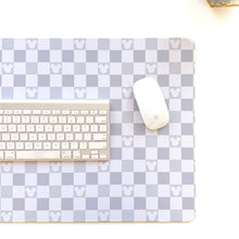 Load image into Gallery viewer, Salt &amp; Pepper Checkered Mouse Desk Mat
