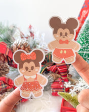 Load image into Gallery viewer, Mickey Gingerbread Glitter Sticker
