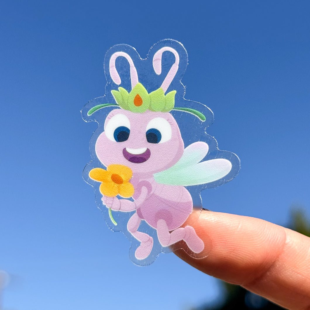 Princess Dot Transparent Sticker