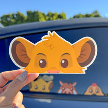 Load image into Gallery viewer, Simba Peeker Car Decal
