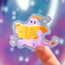 Load image into Gallery viewer, Reading Figment Transparent Sticker
