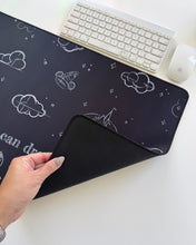 Load image into Gallery viewer, Classic BLACK Sketch Desk Mat
