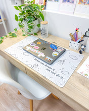 Load image into Gallery viewer, Classic White Sketch Desk Mat
