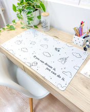 Load image into Gallery viewer, Classic White Sketch Desk Mat
