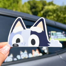 Load image into Gallery viewer, Socks Heeler Peeker Car Decal
