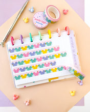 Load image into Gallery viewer, Peekaboo Mouse Sparkly Washi Tape
