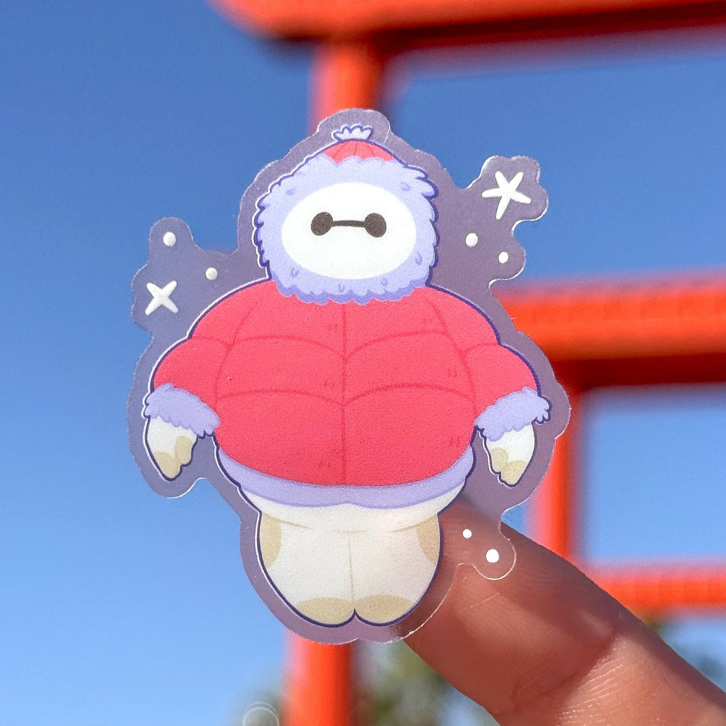 Puffer Baymax Transparent Sticker