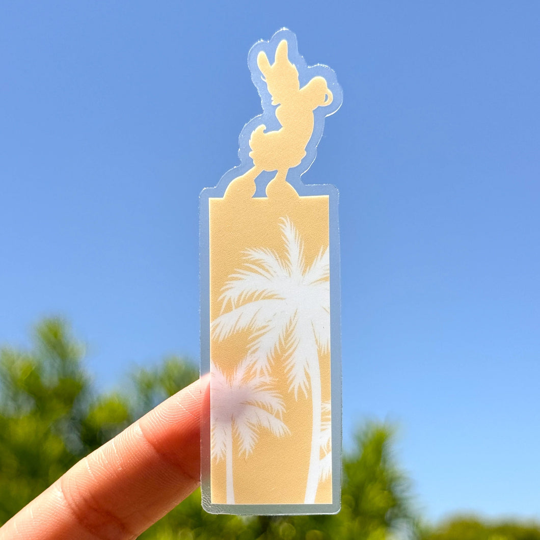 Daisy Summer Palms Transparent Sticker