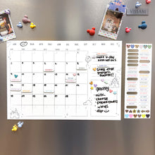 Load image into Gallery viewer, Magnetic Monthly Dry Erase Calendar Set
