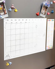 Load image into Gallery viewer, Magnetic Monthly Dry Erase Calendar Set
