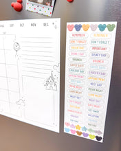 Load image into Gallery viewer, Magnetic Monthly Dry Erase Calendar Set
