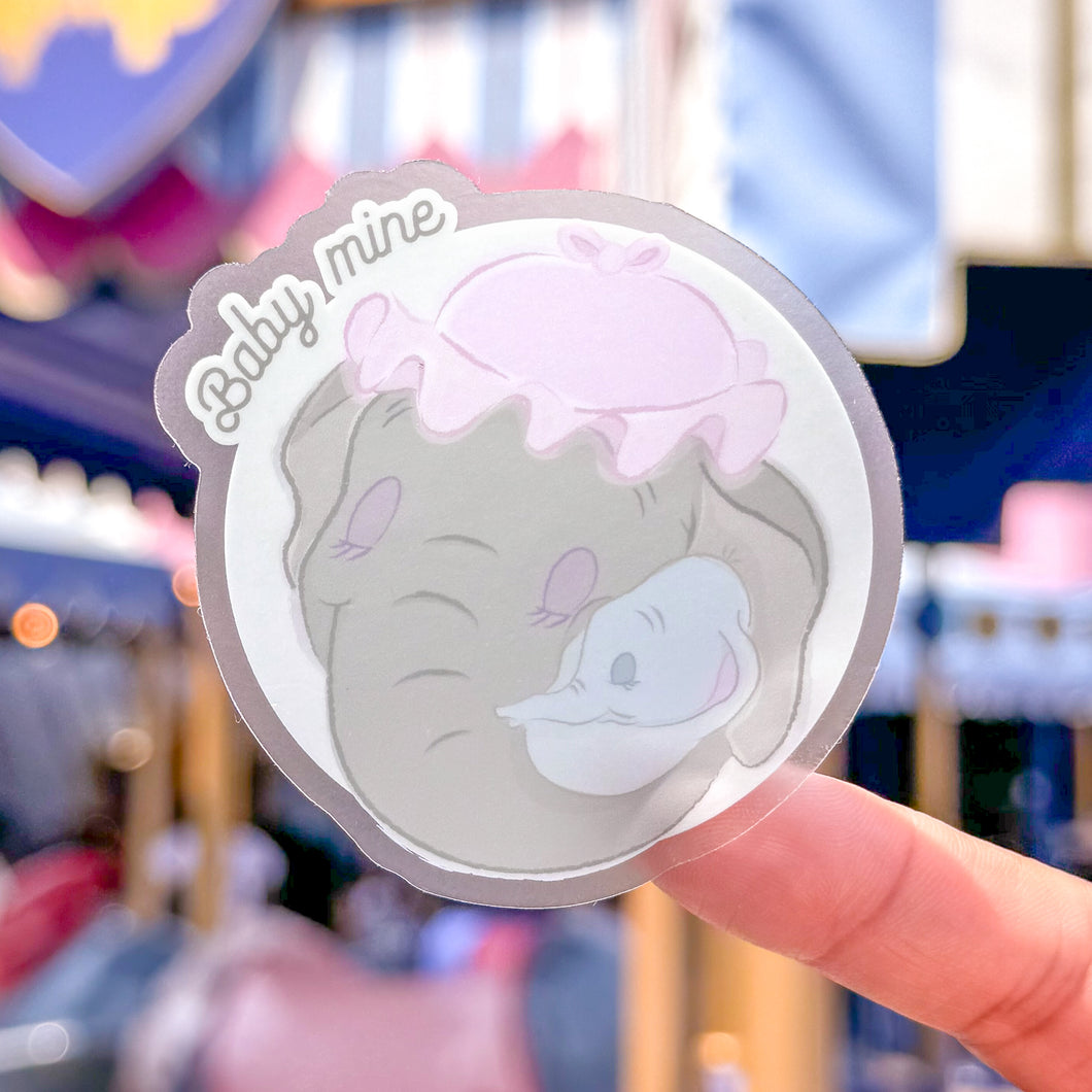 Baby Mine Transparent Stickers