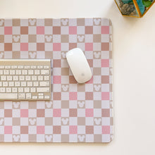 Load image into Gallery viewer, Neapolitan Checkered Mouse Desk Mat
