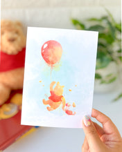 Load image into Gallery viewer, Winnie The Pooh Watercolor Print
