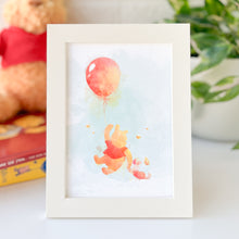 Load image into Gallery viewer, Winnie The Pooh Watercolor Print
