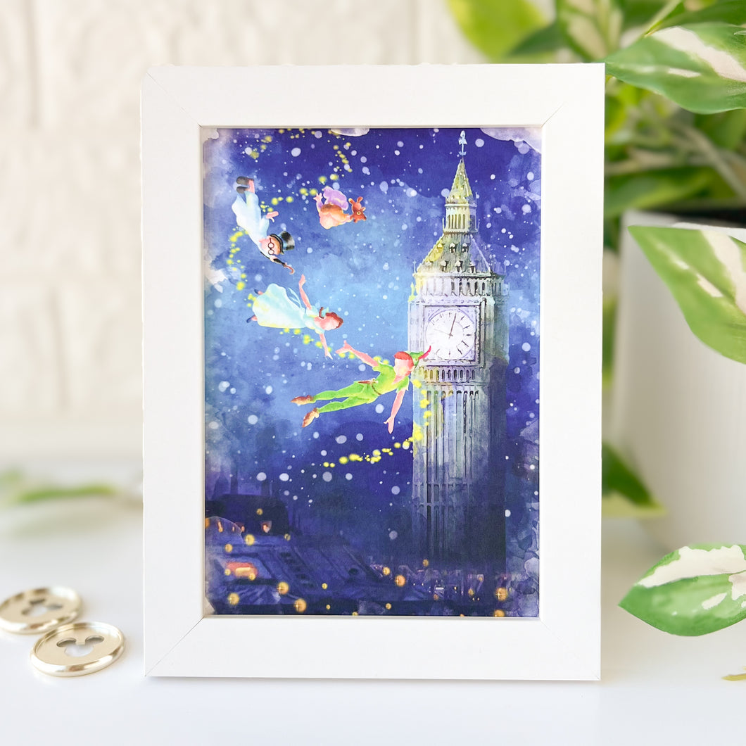 You Can Fly Peter Pan Watercolor Print