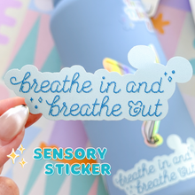 Load image into Gallery viewer, Breathe In, Breathe Out Bumpy Sensory Sticker
