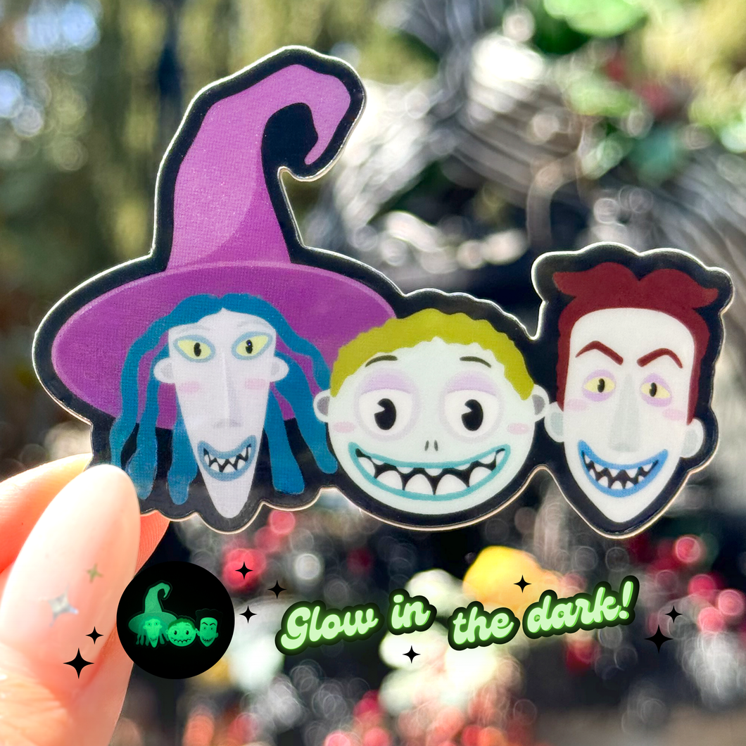 Lock, Shock, & Barrel Glow In The Dark Sticker