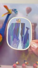 Load and play video in Gallery viewer, Ellie’s Paradise Falls Matte Holographic Sticker
