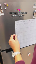 Load and play video in Gallery viewer, Magnetic Monthly Dry Erase Calendar Set
