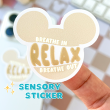 Load image into Gallery viewer, Breathe In Relax Breathe Out Sensory Sticker
