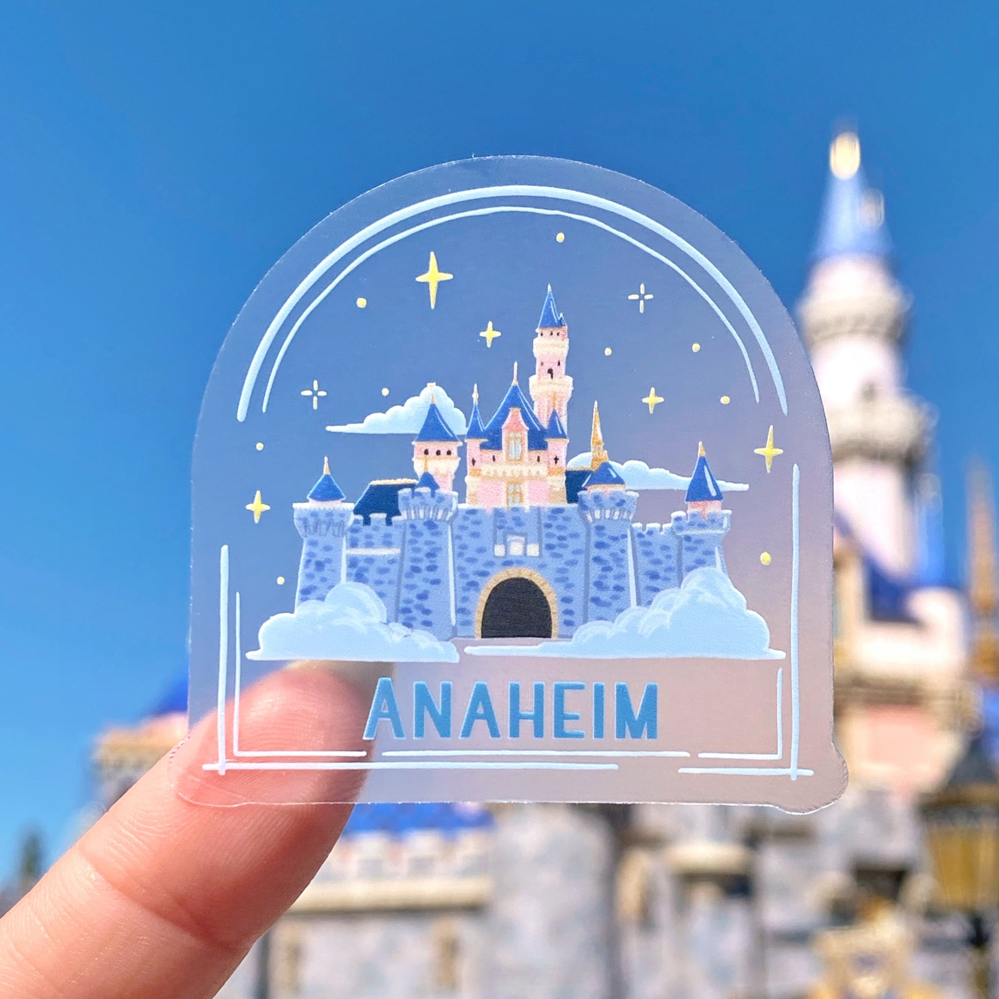 Orlando Castle in the Sky Transparent Sticker – Wish Upon Magic