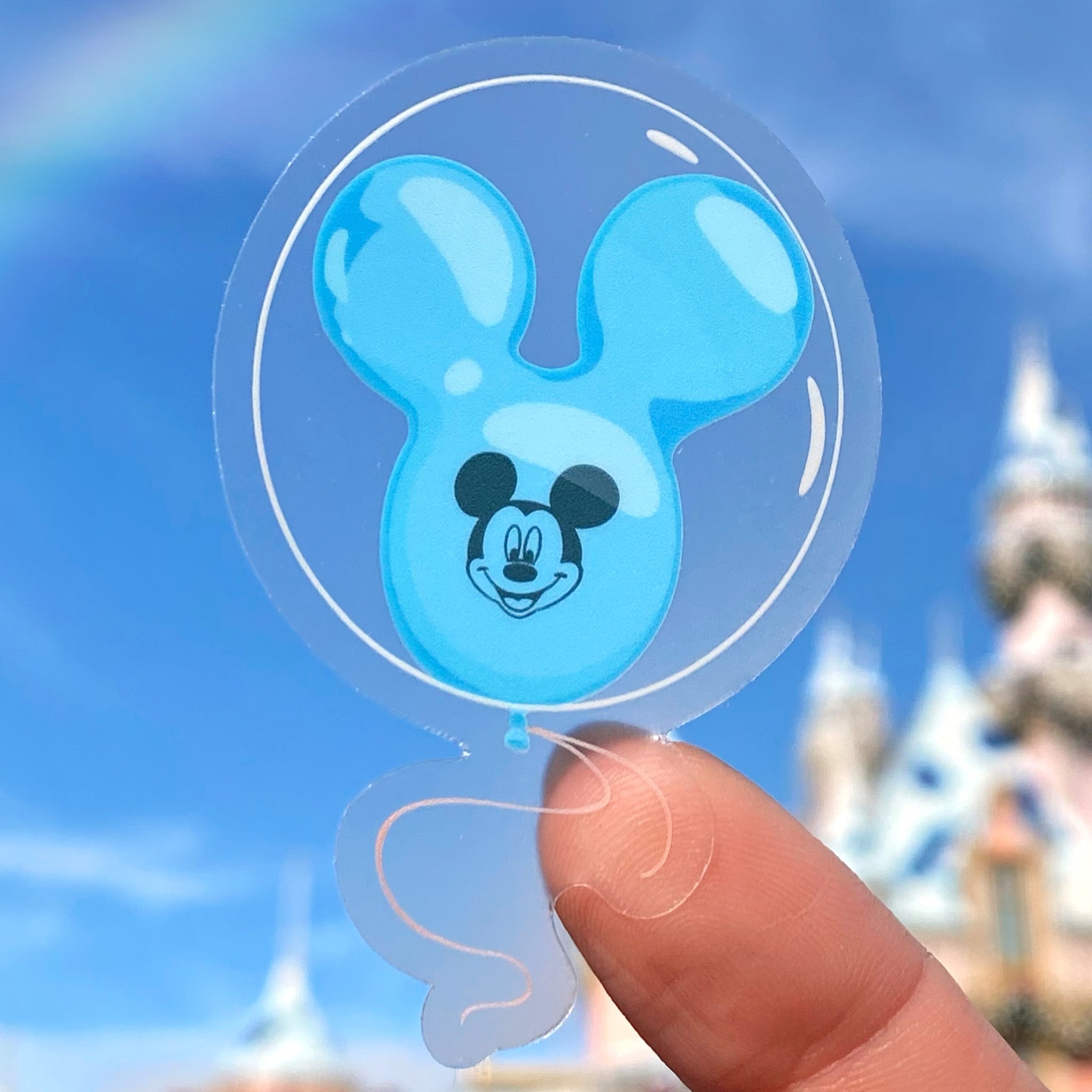 Monsters Inc Mickey Balloons Transparent Sticker – Wish Upon Magic