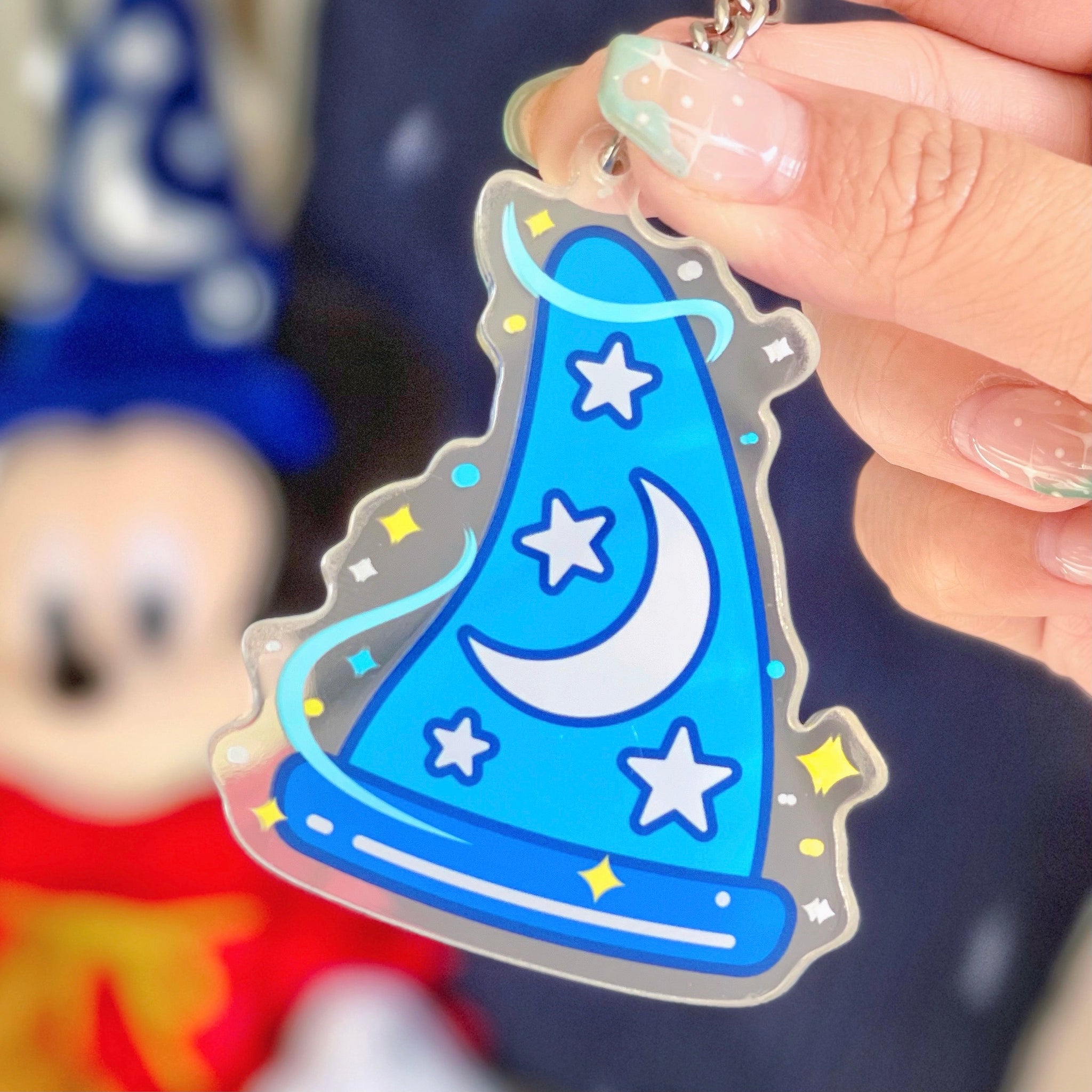 Fantasia Sorcerer's Apprentice Mickey Mouse Keychain 