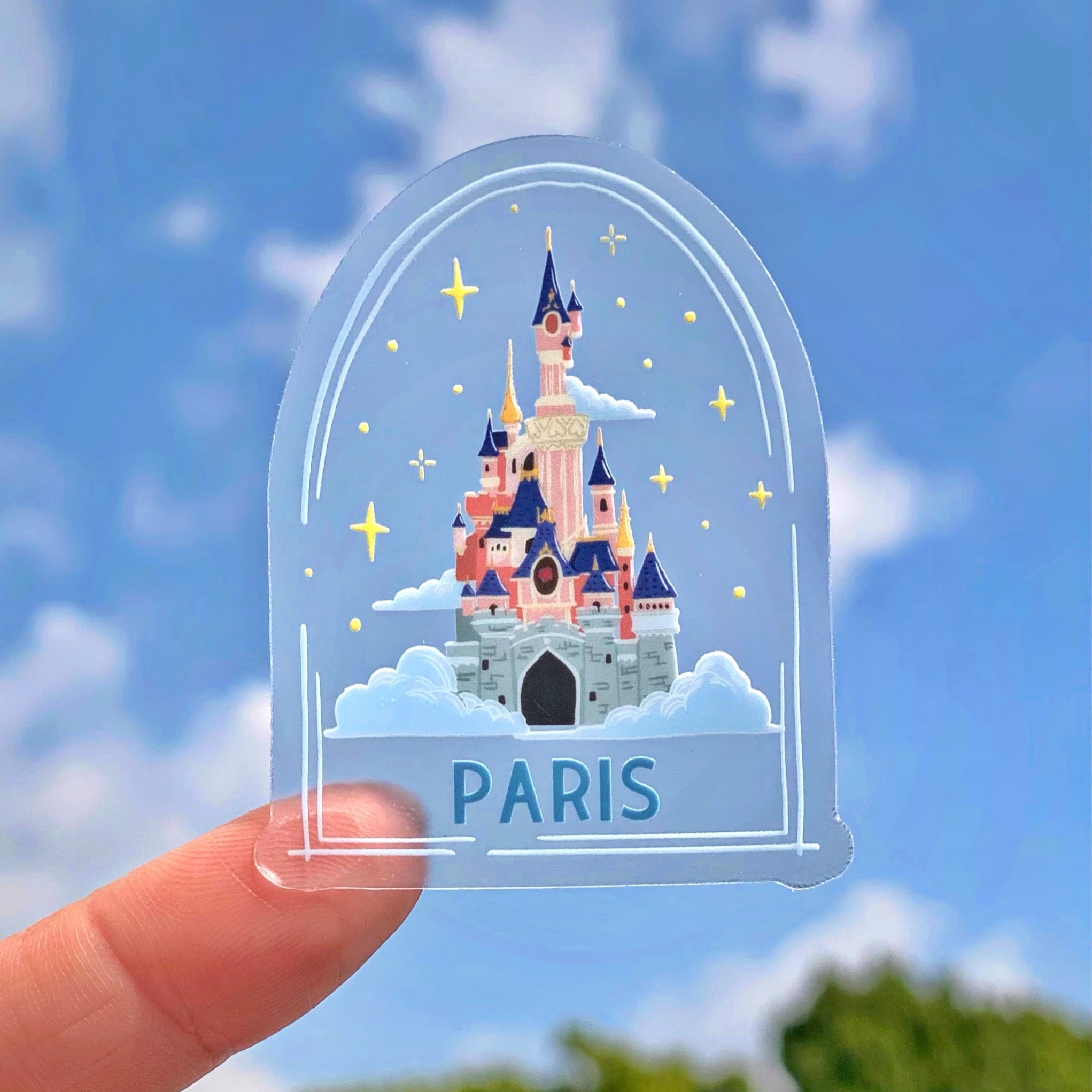 Disneyland Paris Castle Stickers for Sale