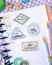 Load image into Gallery viewer, Tomorrowland Passport Stamp Transparent Sticker
