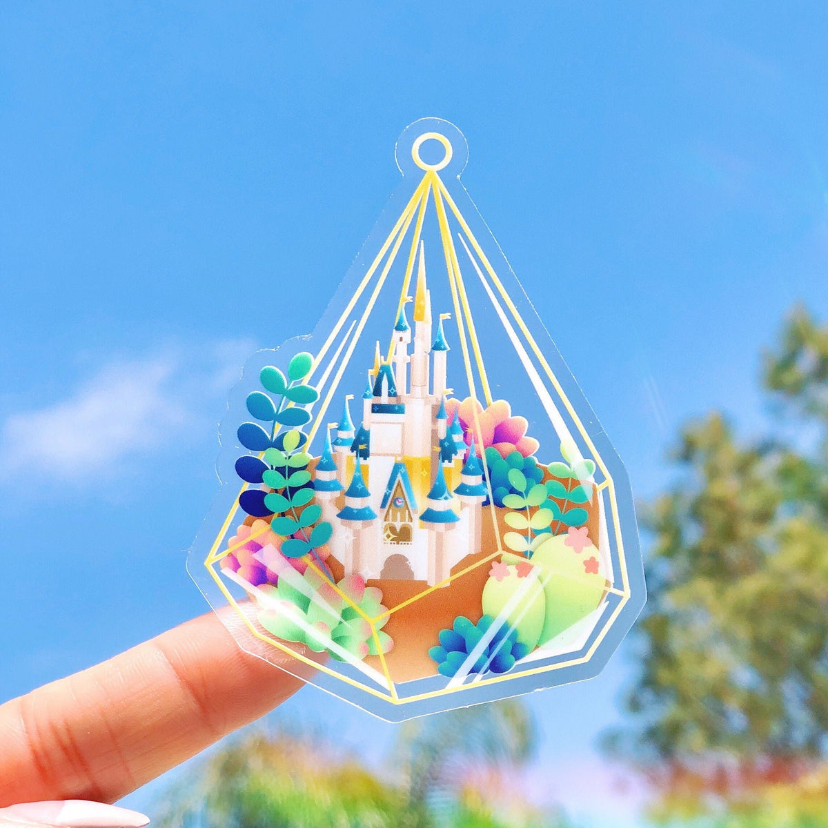 Terrarium Castle Transparent Stickers – Wish Upon Magic