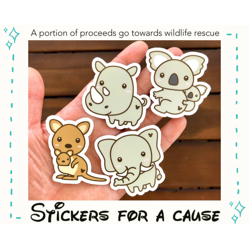 Wildlife Animal Stickers For A Cause