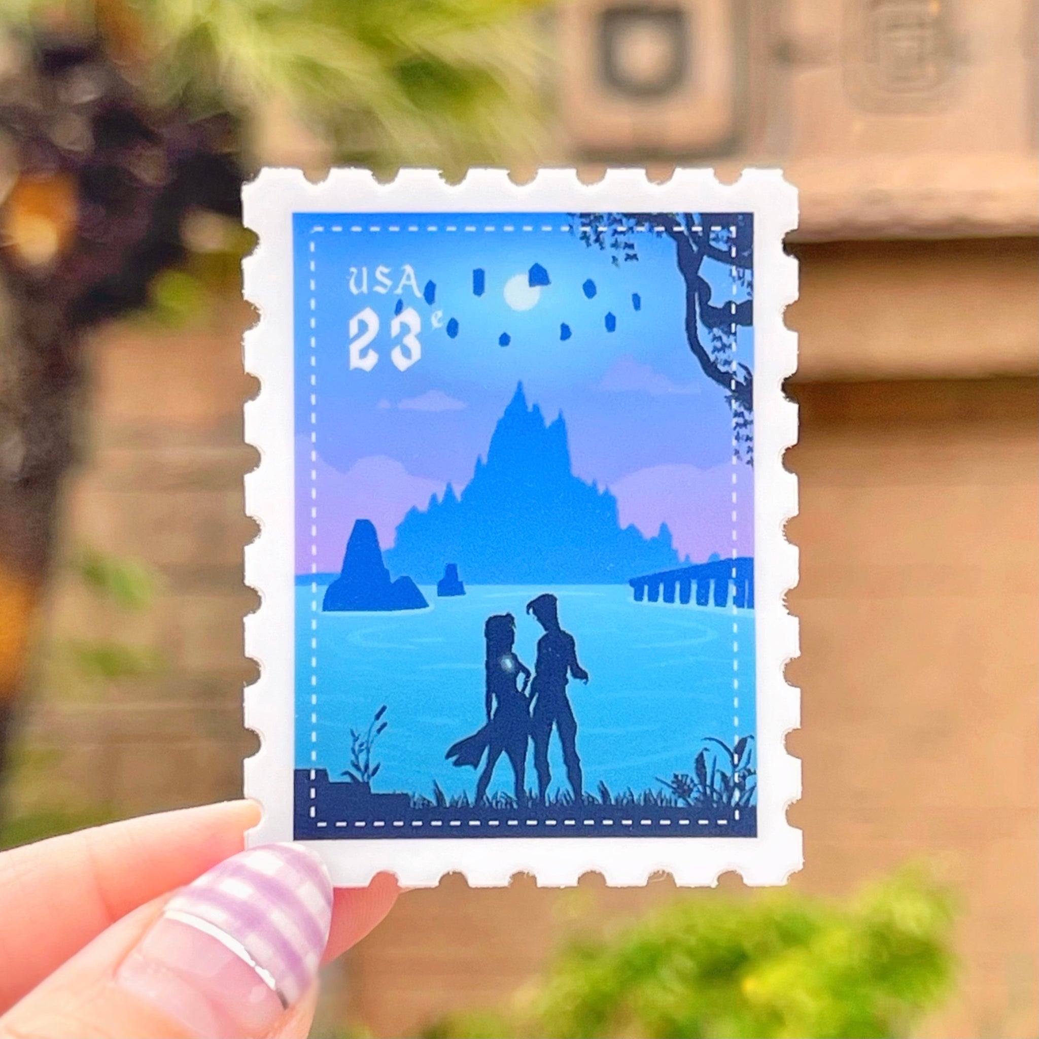 Kida & Milo Atlantis Postage Stamp Sticker – Wish Upon Magic